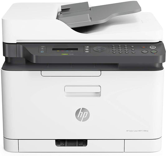 HP Color Laser 179fnw Wireless All in One Laser Printer with Mobile Printing; Built-in Ethernet, Works with Alexa;