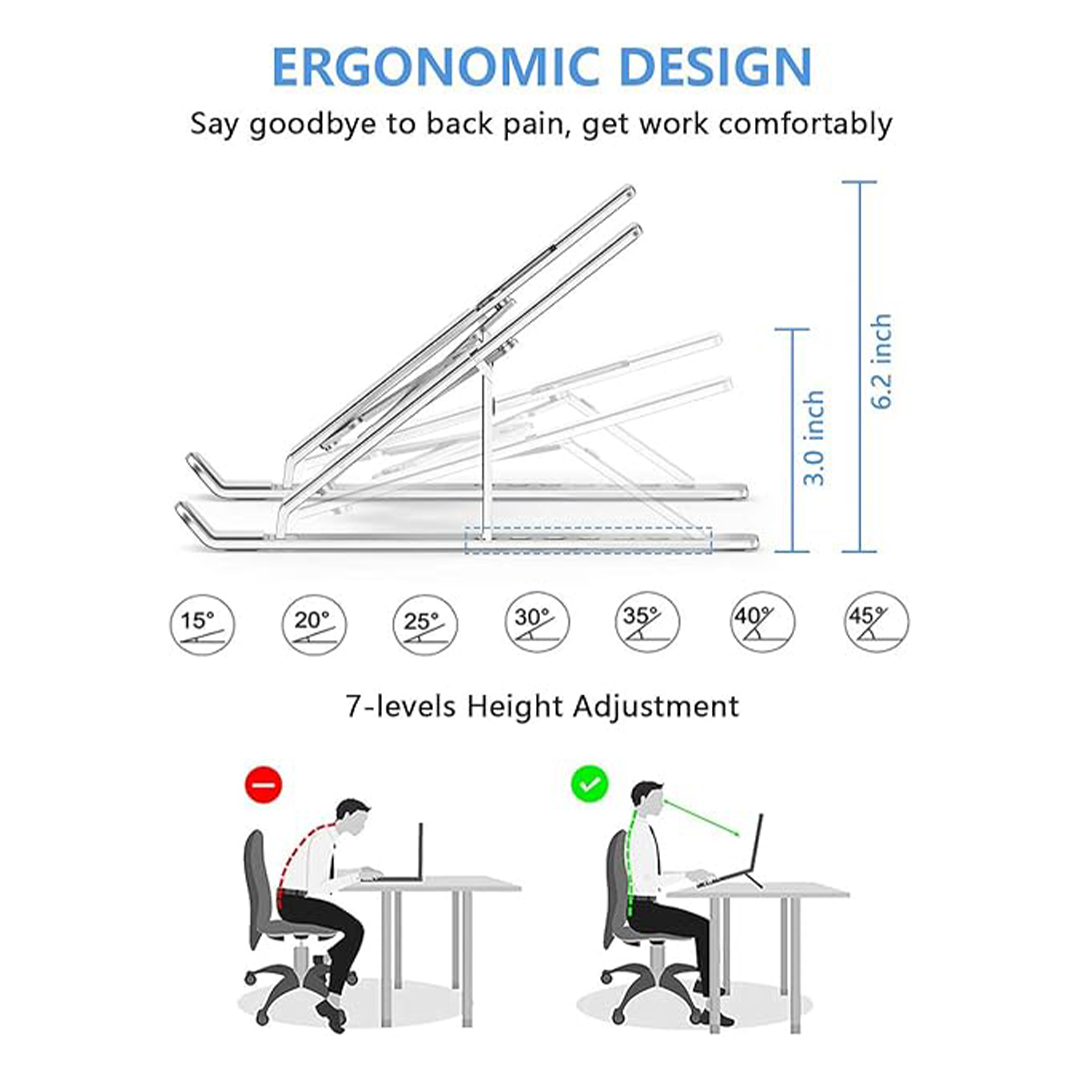 Ultra-Compact Laptop Riser Stand